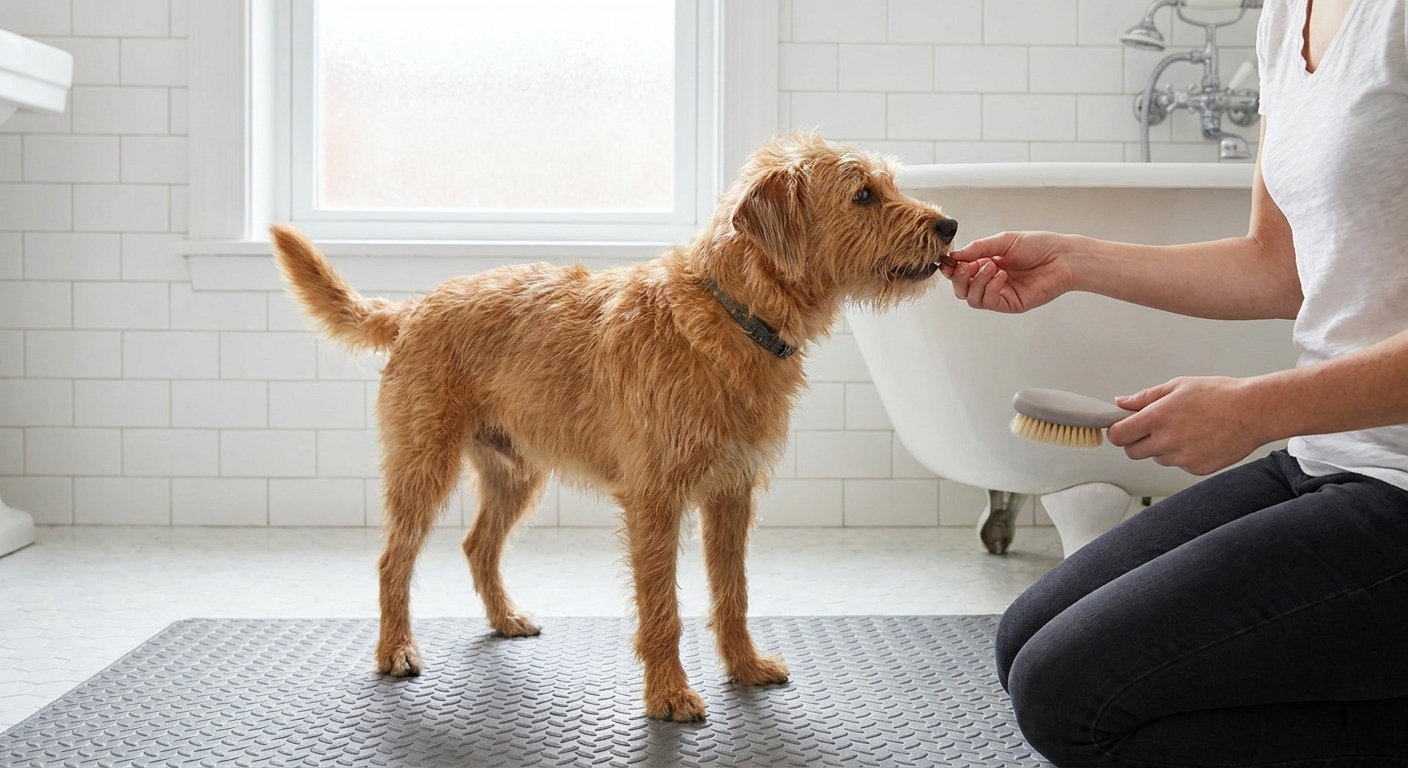 How to Calm an Anxious Dog During Grooming and Bath Time